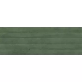 Wall tile - Tilorex Madeleine Green structuur Satin - 40x120 cm - Rectified - Ceramic - 12 mm thick - VTX60707