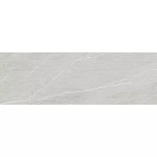 Wall tile - Tilorex Zisa Light grey Mat - 40x120 cm - Rectified - Ceramic - 12 mm thick - VTX61024