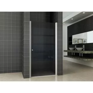 Wiebaden nisdeur - Met profiel - 100x200 cm - 8 mm veiligheidsglas - NANO rookglas