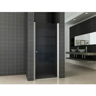 Wiebaden nisdeur - Met profiel - 60x200 cm - 8 mm veiligheidsglas - NANO rookglas