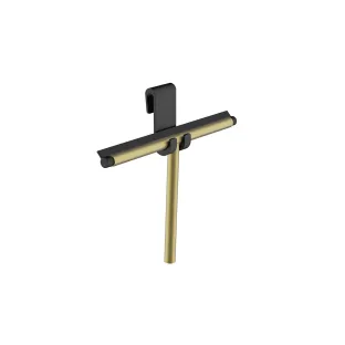 Wiesbaden Alonzo window wiper with flexible glass hook - Brushed brass (gold)