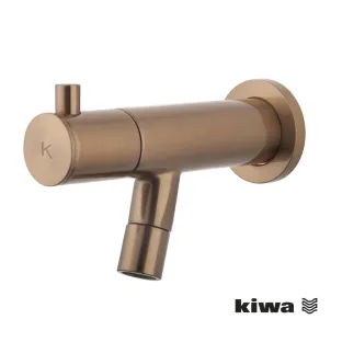 Wiesbaden Amador fountain tap with wall mounting Kiwa 1/2'' - brushed bronze copper