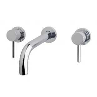 Wiesbaden Caral - Built-in washbasin tap 2-button - Chrome - Including built-in part