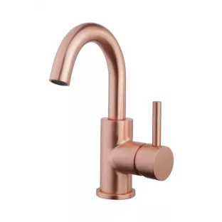 Wiesbaden Caral - Surface-mounted washbasin tap - Swivel spout - Brushed copper