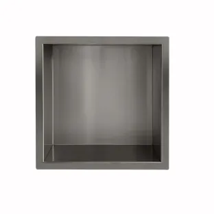 Wiesbaden Demis built-in niche 30x30x10 cm - Gunmetal