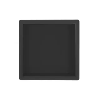 Wiesbaden Demis built-in niche 30x30x7 cm - Matt black