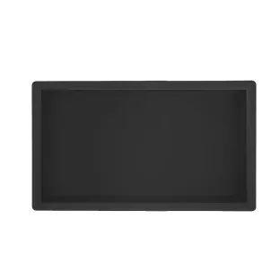 Wiesbaden Demis built-in niche 30x60x10 cm - Matt black