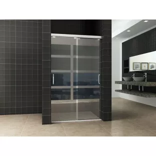 Wiesbaden dubbele nis-schuifdeur - 120x200 cm - 8 mm veiligheidsglas - NANO coating