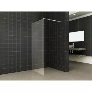 Wiesbaden Eco zijwand - T.b.v. Eco nisdeur - 100x195 cm - 6 mm veiligheidsglas