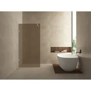 Wiesbaden Less glass plate - 100x200 cm - 8 mm NANO vintage bronze glass