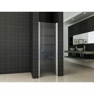 Wiesbaden nisdeur - Met verstelbaar profiel - 60x200 cm - 8mm veiligheidsglas - NANO coating