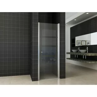 Wiesbaden nisdeur - Met verstelbaar profiel - 70x200 cm - 8mm veiligheidsglas - NANO coating