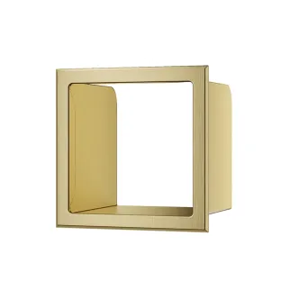 Wiesbaden Rocko insert for reserve roll holder - Flush-mounted - Brushed brass (gold)