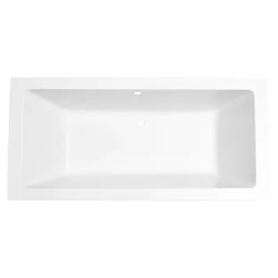 Wiesbaden Santino SQ inbouw duo ligbad - 180x80x49 cm - mat wit