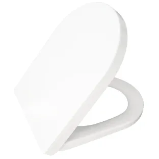 Wiesbaden Vesta toilet seat soft close and quick release - gloss white