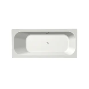 Xenz Aruba Built-in bath acrylic with bath legs - overflow hole on the other side - without drain - bath - 170x75 cm - Matt white