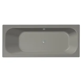 Xenz Aruba Built-in bath acrylic with bath legs - overflow hole on the other side - without drain - bath - 190x80 cm - Cement mat