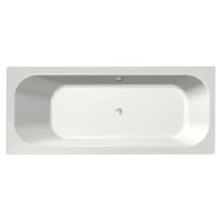 Xenz Aruba Built-in bath acrylic with bath legs - overflow hole on the other side - without drain - bath - 190x80 cm - White