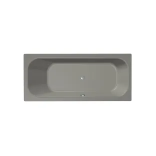 Xenz Aruba Built-in bath acrylic with bath legs - overflow hole - without drain - bath - 170x75 cm - Cement mat