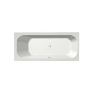 Xenz Aruba Built-in bath acrylic with bath legs - overflow hole - without drain - bath - 170x75 cm - White matt