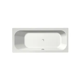 Xenz Aruba Built-in bath acrylic with bath legs - overflow hole - without drain - bath - 170x75 cm - White