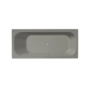 Xenz Aruba Built-in bath acrylic with bath legs - overflow hole - without drain - bath - 180x80 cm - Cement mat