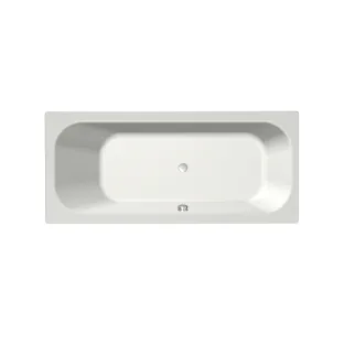 Xenz Aruba Built-in bath acrylic with bath legs - overflow hole - without drain - bath - 180x80 cm - Matt white