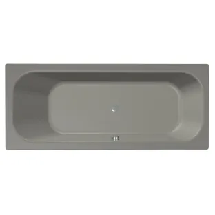 Xenz Aruba Built-in bath acrylic with bath legs - overflow hole - without drain - bath - 190x80 cm - Cement mat