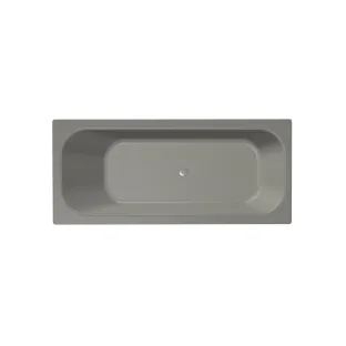 Xenz Aruba Built-in bath acrylic with bath legs - without overflow hole - without drain - bath - 170x75 cm - Cement mat