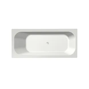 Xenz Aruba Built-in bath acrylic with bath legs - without overflow hole - without drain - bath - 170x75 cm - White