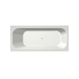 Xenz Aruba Built-in bath acrylic with bath legs - without overflow hole - without drain - bath - 180x80 cm - White matt