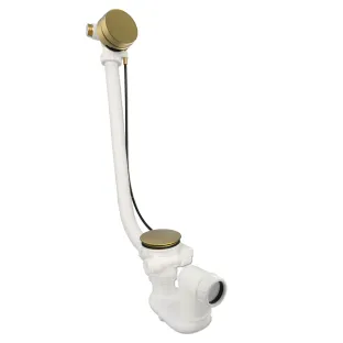 Xenz bath drain/inlet combination - Brushed gold