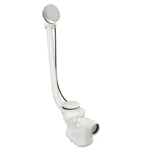 Xenz bath drain/overflow combination - Matt white