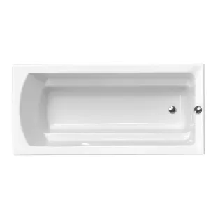 Xenz Bodysize Built-in bath acrylic with bath legs - overflow hole - without drain - bath - 190x90 cm - White