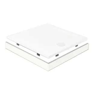 Xenz Corner skirting board 90° matt white, for Mariana shower tray