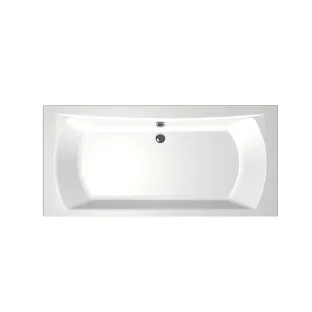 Xenz Robijn Built-in bath acrylic with bath legs - overflow hole - without drain - bath - 190x90 cm - White