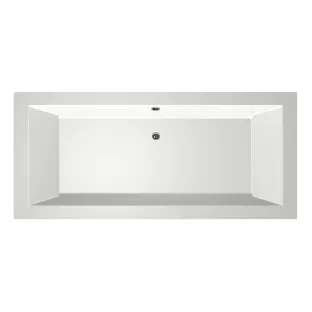 Xenz Society Built-in bath acrylic with bath legs - overflow hole - without drain - bath - 200x90 cm - White