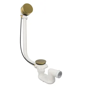 Xenz extended bath drain-inlet combination - Brushed gold