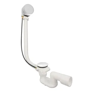 Xenz extended bath drain-inlet combination - White