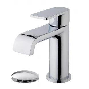 YDAY Lima washbasin tap with click waste - Chrome