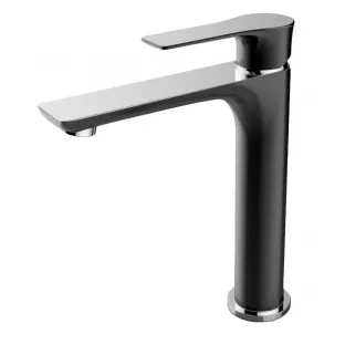 YDAY Luxury design washbasin tap - High - Black chrome