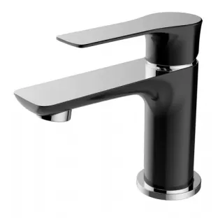 YDAY Luxury design washbasin tap - Low - Black chrome