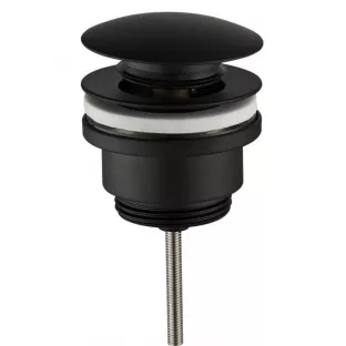 YDAY Oscar click waste drain plug - matt black