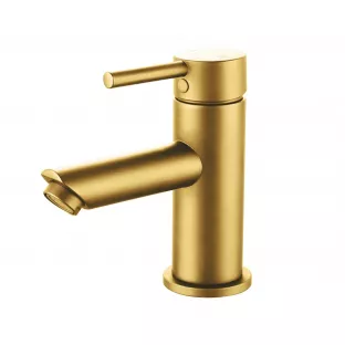 YDAY - Oscar - Low washbasin tap with lever - gold