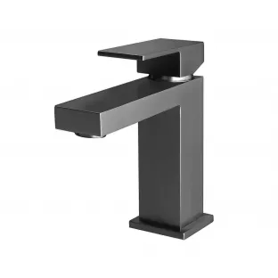 YDAY - Oscar - Square washbasin tap with lever - gunmetal