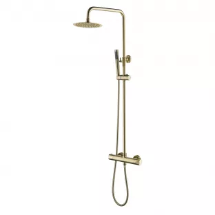 YDAY - Senza - Rain shower 20cm with hand shower - brushed gold