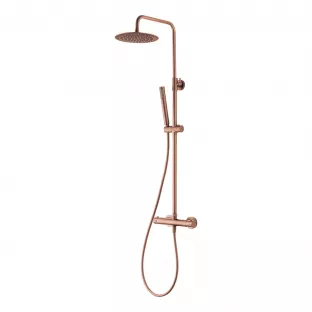 YDAY - Senza - Rain shower 20cm with hand shower - brushed copper