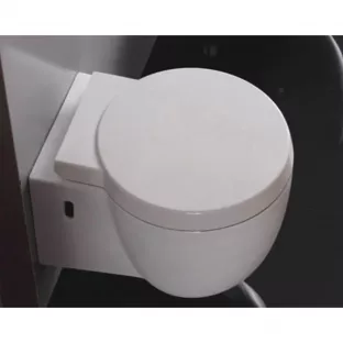 Amor hangend toilet - Met zitting - Diepspoel - Wit - 49.5 cm diep