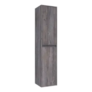 Brauer Adore hoge kast - 160x35x35 cm - 2 deuren links- of rechtsdraaiend - greeploos - MFC - Driftwood