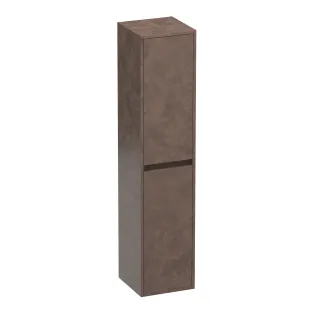 Brauer Adore hoge kast - 160x35x35 cm - 2 deuren links- of rechtsdraaiend - greeploos - MFC - Erosion